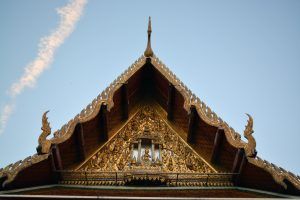 A walk inside the Temple of the Reclining Buddha (Wat Pho), Bangkok, Thailand