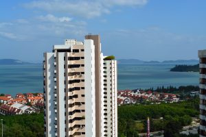 Living room view from Sunny Ville Condominium, Penang, Malaysia