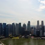 View from Marina Bay Sands's Observation Deck, Singapore