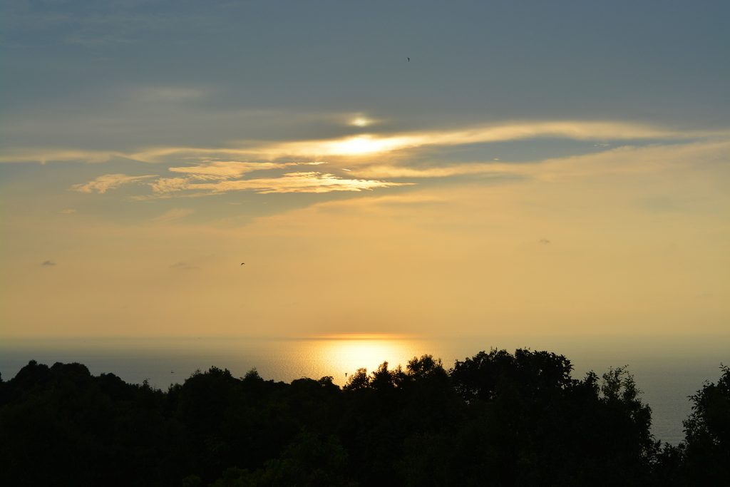 Close to Sunset at Muka Head Lighthouse in Penang National Park, Malaysia