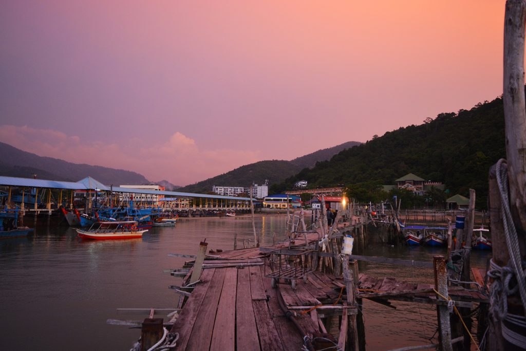 Port in Penang National Park, Malaysia